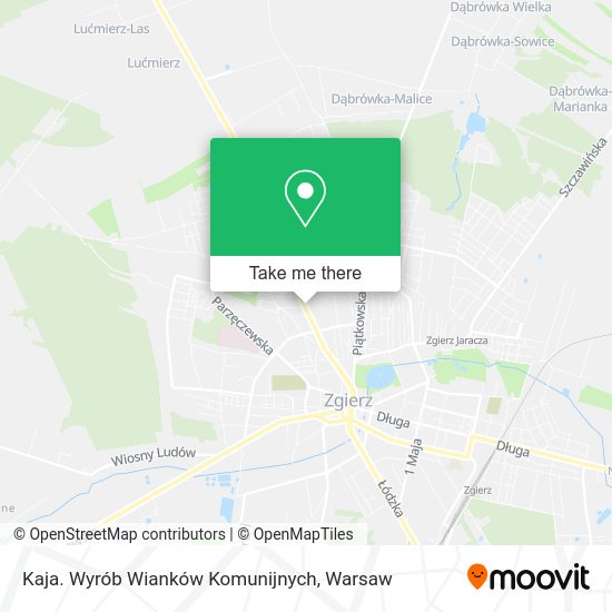 Kaja. Wyrób Wianków Komunijnych map