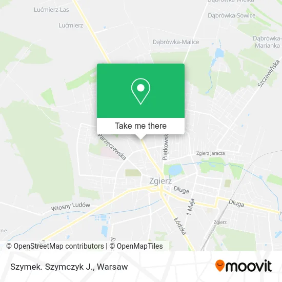 Карта Szymek. Szymczyk J.