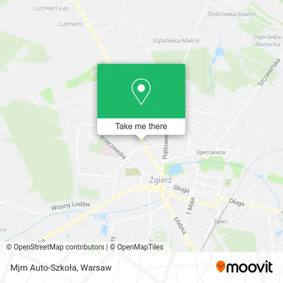 Карта Mjm Auto-Szkoła