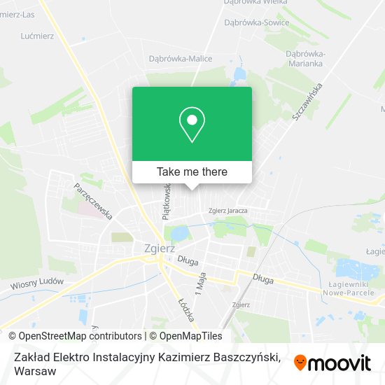 Zakład Elektro Instalacyjny Kazimierz Baszczyński map