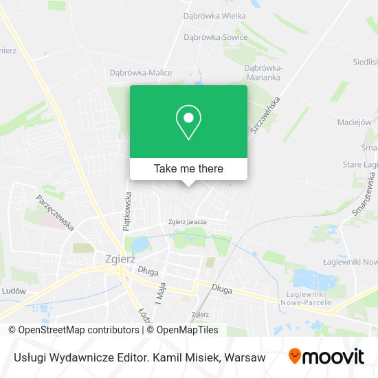 Usługi Wydawnicze Editor. Kamil Misiek map