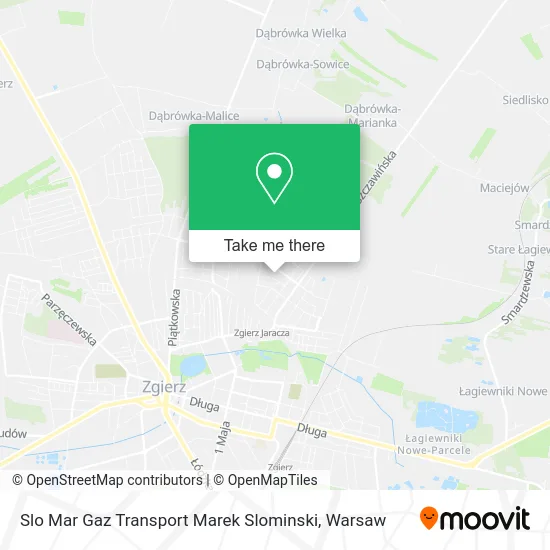Карта Slo Mar Gaz Transport Marek Slominski