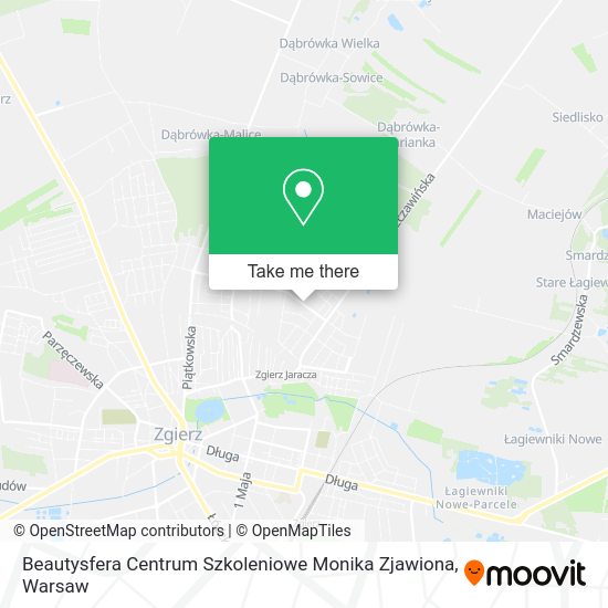 Beautysfera Centrum Szkoleniowe Monika Zjawiona map