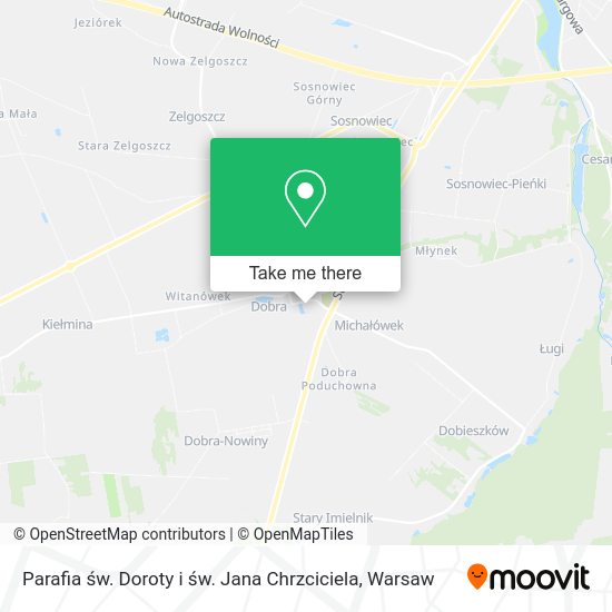 Parafia św. Doroty i św. Jana Chrzciciela map