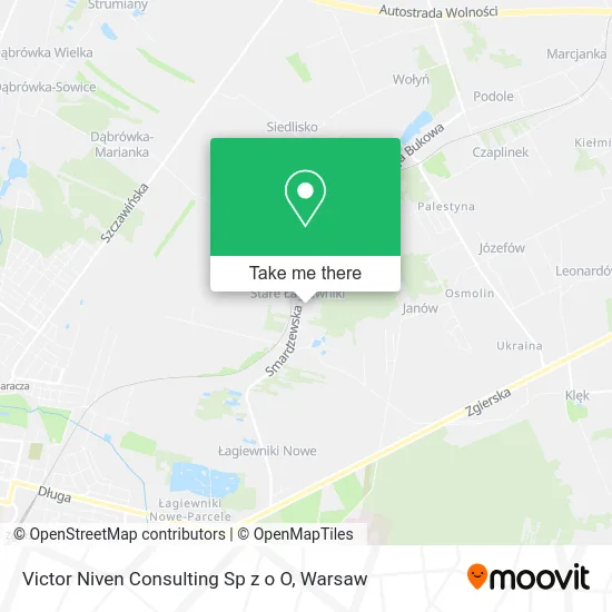 Карта Victor Niven Consulting Sp z o O