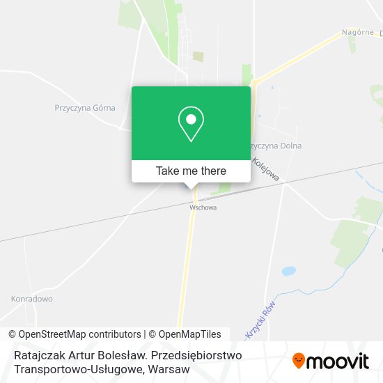 Ratajczak Artur Bolesław. Przedsiębiorstwo Transportowo-Usługowe map