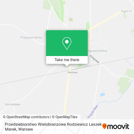 Przedsiebiorstwo Wielobranzowe Rodziewicz Leszek Marek map