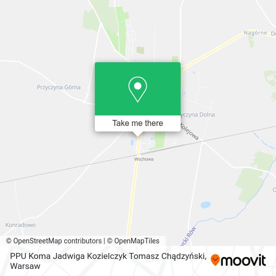 PPU Koma Jadwiga Kozielczyk Tomasz Chądzyński map