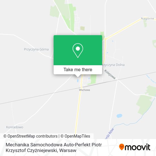 Mechanika Samochodowa Auto-Perfekt Piotr Krzysztof Czyżniejewski map