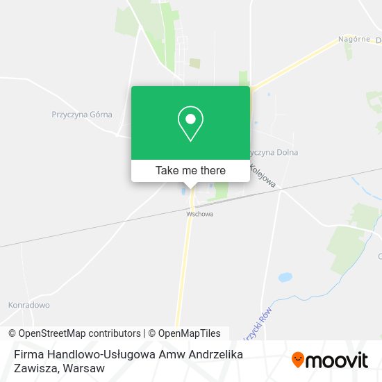 Firma Handlowo-Usługowa Amw Andrzelika Zawisza map