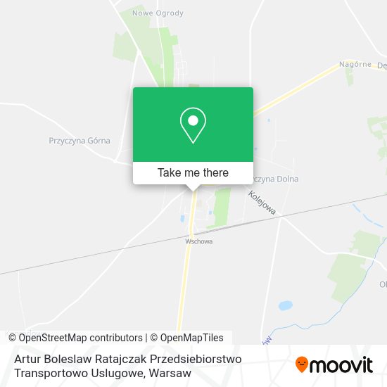 Artur Boleslaw Ratajczak Przedsiebiorstwo Transportowo Uslugowe map