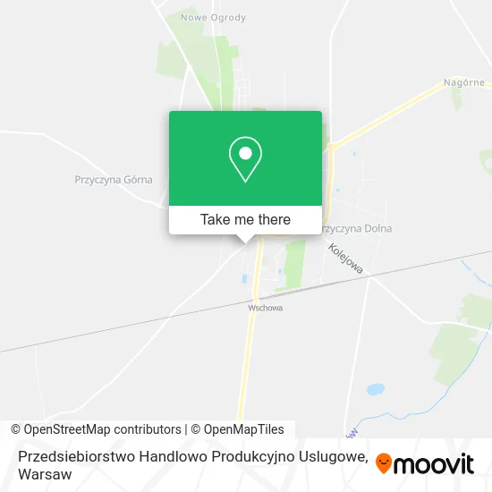 Карта Przedsiebiorstwo Handlowo Produkcyjno Uslugowe