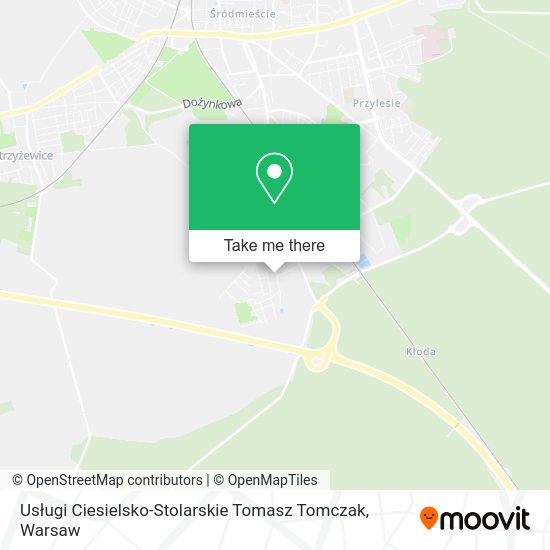 Usługi Ciesielsko-Stolarskie Tomasz Tomczak map