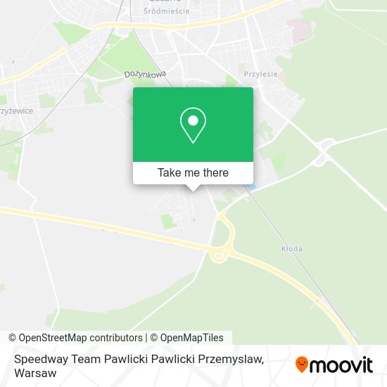 Speedway Team Pawlicki Pawlicki Przemyslaw map