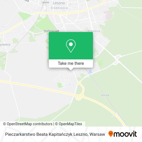 Pieczarkarstwo Beata Kapitańczyk Leszno map