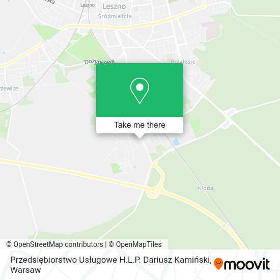 Przedsiębiorstwo Usługowe H.L.P. Dariusz Kamiński map