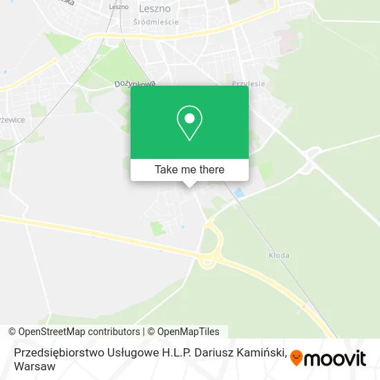 Карта Przedsiębiorstwo Usługowe H.L.P. Dariusz Kamiński