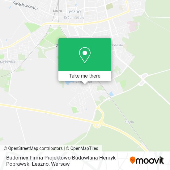 Budomex Firma Projektowo Budowlana Henryk Poprawski Leszno map