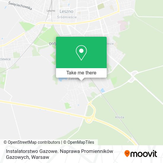 Instalatorstwo Gazowe. Naprawa Promienników Gazowych map