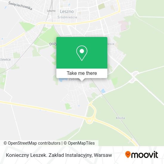 Konieczny Leszek. Zakład Instalacyjny map