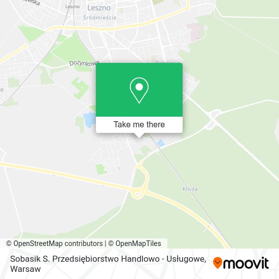 Sobasik S. Przedsiębiorstwo Handlowo - Usługowe map