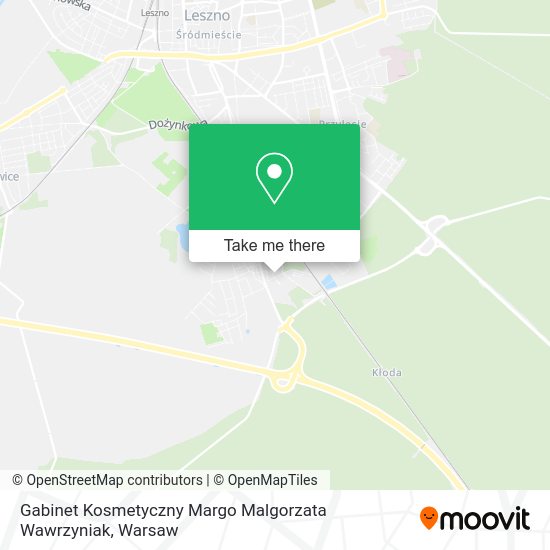 Gabinet Kosmetyczny Margo Malgorzata Wawrzyniak map