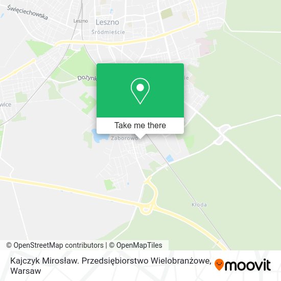 Kajczyk Mirosław. Przedsiębiorstwo Wielobranżowe map