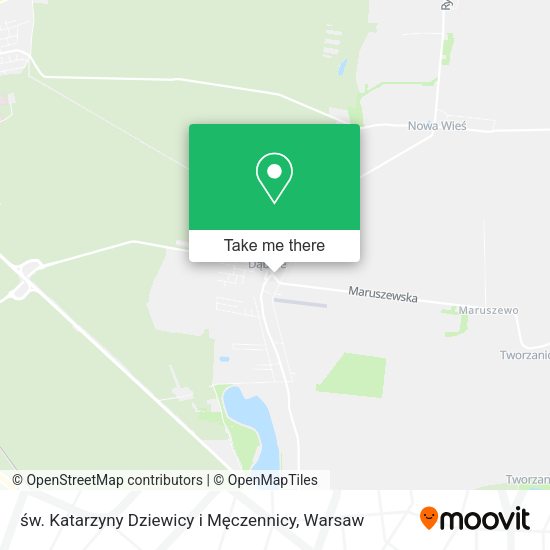 św. Katarzyny Dziewicy i Męczennicy map