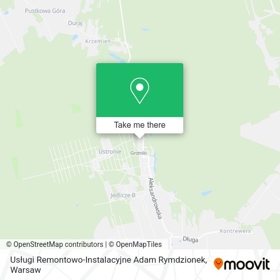 Карта Usługi Remontowo-Instalacyjne Adam Rymdzionek