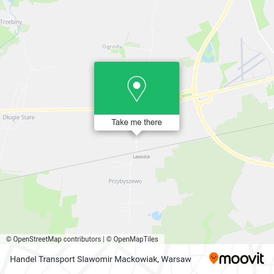 Handel Transport Slawomir Mackowiak map