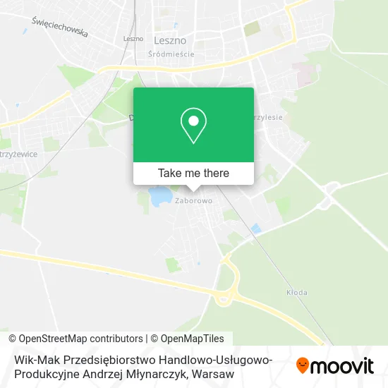Карта Wik-Mak Przedsiębiorstwo Handlowo-Usługowo-Produkcyjne Andrzej Młynarczyk