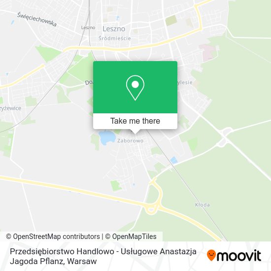 Przedsiębiorstwo Handlowo - Usługowe Anastazja Jagoda Pflanz map