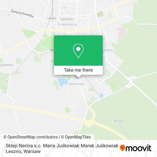 Sklep Nerina s.c. Maria Juśkowiak Marek Juśkowiak Leszno map