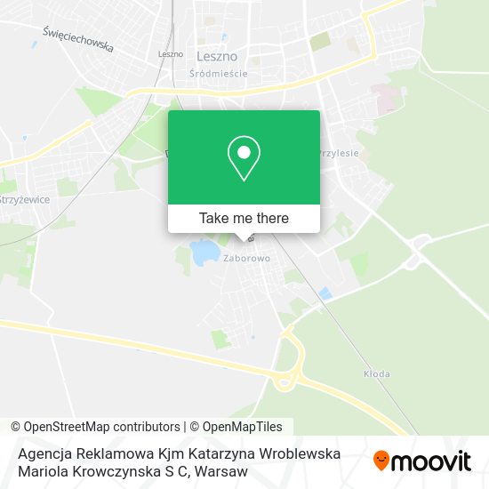 Agencja Reklamowa Kjm Katarzyna Wroblewska Mariola Krowczynska S C map