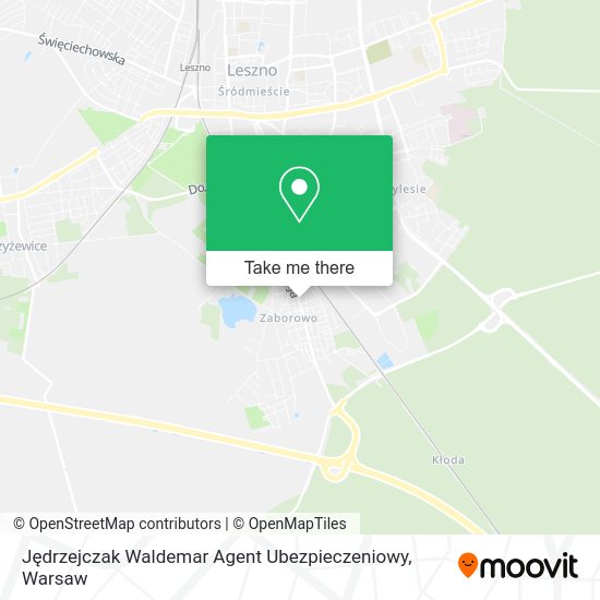 Jędrzejczak Waldemar Agent Ubezpieczeniowy map