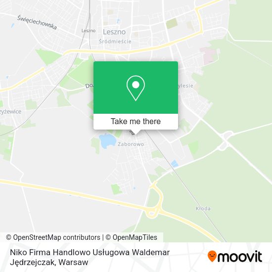 Niko Firma Handlowo Usługowa Waldemar Jędrzejczak map