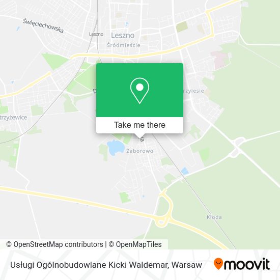 Usługi Ogólnobudowlane Kicki Waldemar map