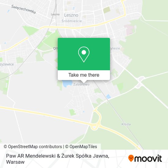 Paw AR Mendelewski & Żurek Spółka Jawna map