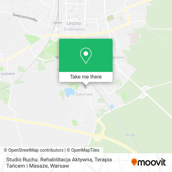 Studio Ruchu. Rehabilitacja Aktywna, Terapia Tańcem i Masaże map