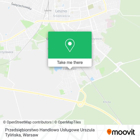 Przedsiębiorstwo Handlowo Usługowe Urszula Tylińska map