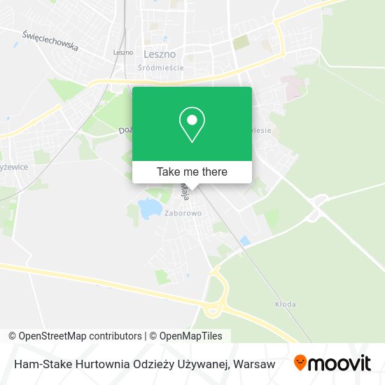 Ham-Stake Hurtownia Odzieży Używanej map