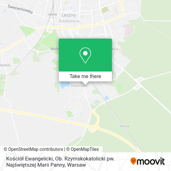 Kościół Ewangelicki, Ob. Rzymskokatolicki pw. Najświętszej Marii Panny map