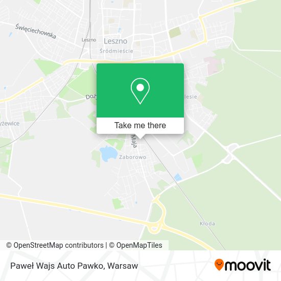 Paweł Wajs Auto Pawko map