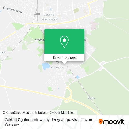 Zakład Ogólnobudowlany Jerzy Jurgawka Leszno map