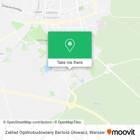 Карта Zakład Ogólnobudowlany Bartosz Głowacz