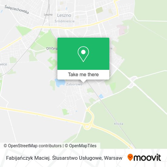 Fabijańczyk Maciej. Ślusarstwo Usługowe map