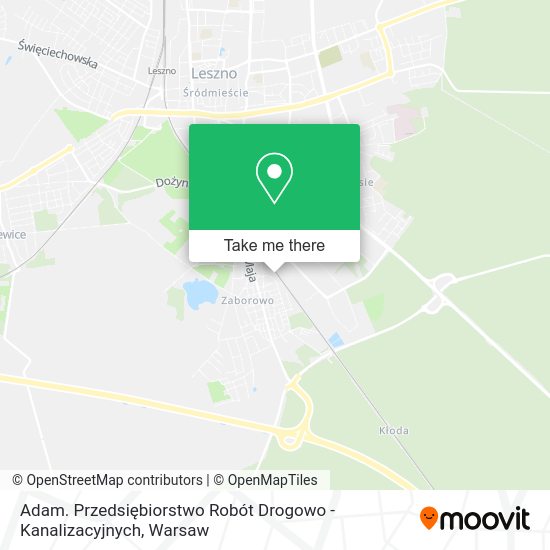 Adam. Przedsiębiorstwo Robót Drogowo - Kanalizacyjnych map