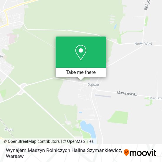 Wynajem Maszyn Rolniczych Halina Szymankiewicz map