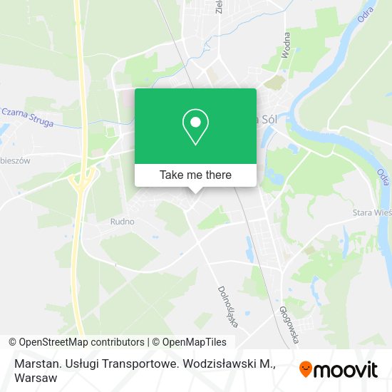 Marstan. Usługi Transportowe. Wodzisławski M. map