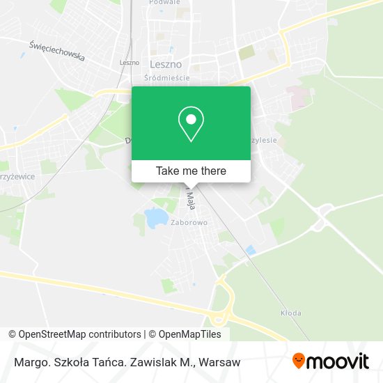 Margo. Szkoła Tańca. Zawislak M. map